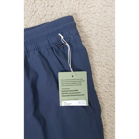 REI Co-op Men Trailmade Shorts XXL Blue Nights Hiking Stretch UPF 50+ Gorpcore - Picture 2 of 12